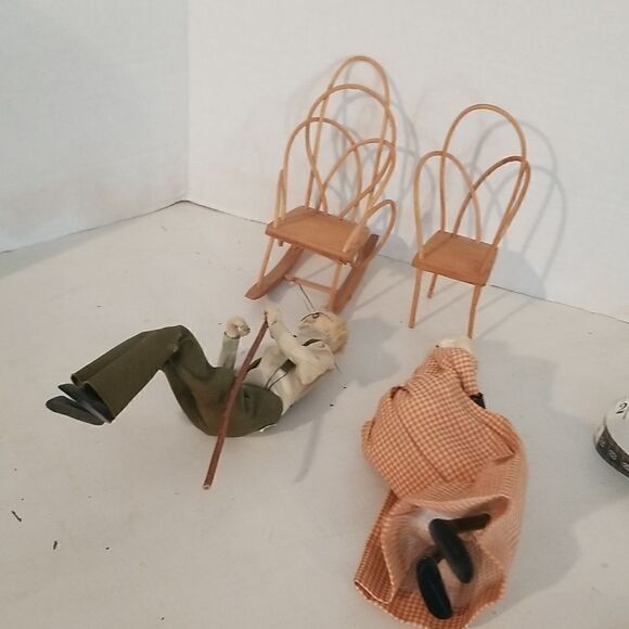 Grandma & Grandpa Dolls Handmade by Rena's Dough Or - Picture 9 of 15